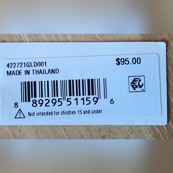 Coach Gold Rexy Hang Tag Charm Necklace - Picture 9 of 9